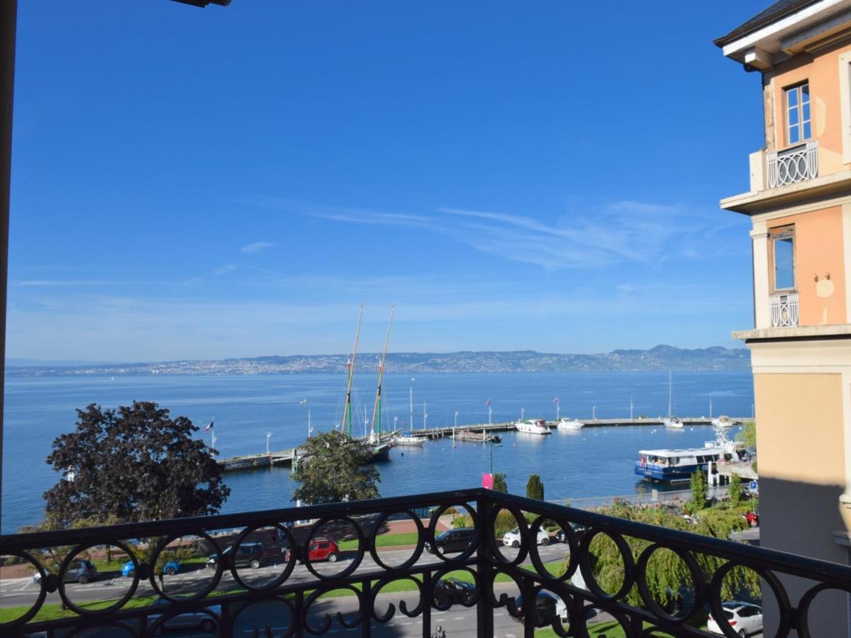 Appartement Charmant Avec Balcon, Wifi Et Animaux Admis A Evian-Les-Bains - Fr-1-498-14 Buitenkant foto